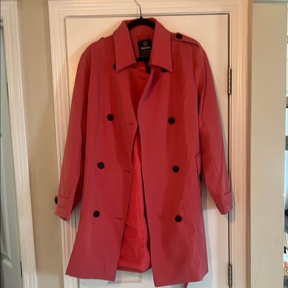 Women's Pink Trench Coat
